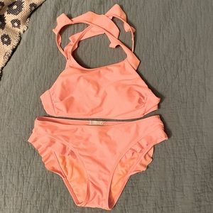 Gianni bini coral bikini size small